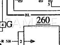 1991 Volvo 780  2.3 L4 GAS Wiring Diagram