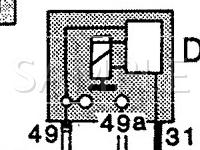 1993 Volvo 240  2.3 L4 GAS Wiring Diagram