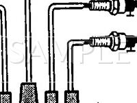 1992 Volvo 240 GL 2.3 L4 GAS Wiring Diagram