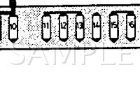 1992 Volvo 240 GL 2.3 L4 GAS Wiring Diagram