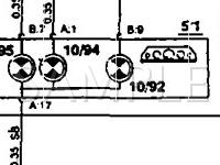 1993 Volvo 850  2.4 L5 GAS Wiring Diagram