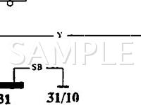 1993 Volvo 940  2.3 L4 GAS Wiring Diagram