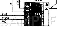 1996 Volvo 850 GLT 2.4 L5 GAS Wiring Diagram