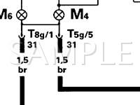2001 Volkswagen Cabrio  2.0 L4 GAS Wiring Diagram