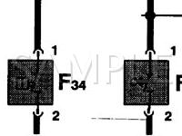 2001 Volkswagen Passat  1.8 L4 GAS Wiring Diagram