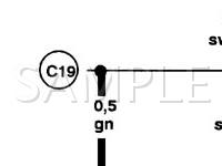 2001 Volkswagen Passat  1.8 L4 GAS Wiring Diagram