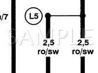 2000 Volkswagen Eurovan  2.8 V6 GAS Wiring Diagram