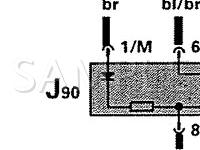 2002 Volkswagen Cabrio  2.0 L4 GAS Wiring Diagram