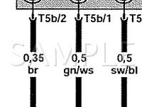 2004 Volkswagen Golf  1.9 L4 DIESEL Wiring Diagram