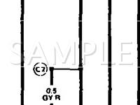 1990 Volkswagen Corrado  1.8 L4 GAS Wiring Diagram