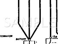 1990 Volkswagen FOX  1.8 L4 GAS Wiring Diagram
