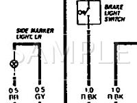 1990 Volkswagen FOX GL Sport 1.8 L4 GAS Wiring Diagram