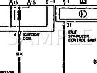 1990 Volkswagen FOX GL Sport 1.8 L4 GAS Wiring Diagram