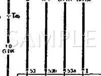 1990 Volkswagen FOX GL 1.8 L4 GAS Wiring Diagram