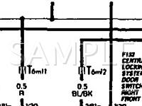 1990 Volkswagen Passat GL 2.0 L4 GAS Wiring Diagram