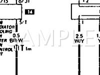 1990 Volkswagen Passat GL 2.0 L4 GAS Wiring Diagram