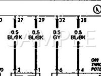 1990 Volkswagen Passat GL 2.0 L4 GAS Wiring Diagram