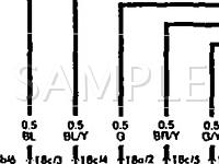 1990 Volkswagen Passat GL 2.0 L4 GAS Wiring Diagram