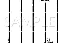 1990 Volkswagen Passat GL 2.0 L4 GAS Wiring Diagram