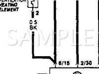 1991 Volkswagen Corrado  1.8 L4 GAS Wiring Diagram
