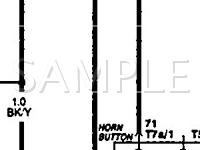 1991 Volkswagen Passat GL 2.0 L4 GAS Wiring Diagram