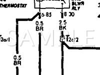 1991 Volkswagen Vanagon  2.1 H4 GAS Wiring Diagram