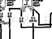 1991 Volkswagen Vanagon  2.1 H4 GAS Wiring Diagram