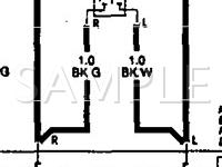 1991 Volkswagen Vanagon Campmobile 2.1 H4 GAS Wiring Diagram