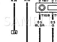 1992 Volkswagen Corrado SLC 2.8 V6 GAS Wiring Diagram