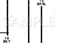 1992 Volkswagen Passat CL 2.0 L4 GAS Wiring Diagram