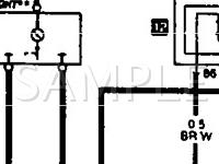 1993 Volkswagen FOX GL 1.8 L4 GAS Wiring Diagram