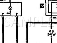 1993 Volkswagen FOX GL 1.8 L4 GAS Wiring Diagram