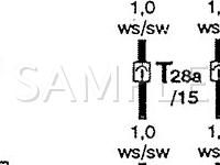1993 Volkswagen Jetta GL 2.0 L4 GAS Wiring Diagram