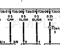 1993 Volkswagen Passat GL 2.0 L4 GAS Wiring Diagram