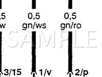 1994 Volkswagen Jetta III GLS 2.0 L4 GAS Wiring Diagram