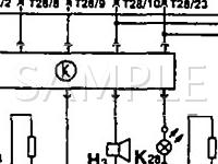 1994 Volkswagen Passat GLX 2.8 V6 GAS Wiring Diagram