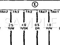 1994 Volkswagen Passat GLX 2.8 V6 GAS Wiring Diagram