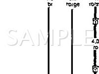 1995 Volkswagen Jetta III GL 2.0 L4 GAS Wiring Diagram