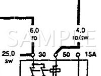 1995 Volkswagen Jetta III City 2.0 L4 GAS Wiring Diagram