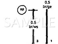 1995 Volkswagen Cabrio  2.0 L4 GAS Wiring Diagram