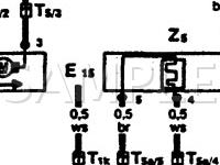 1997 Volkswagen Jetta Jazz 2.0 L4 GAS Wiring Diagram