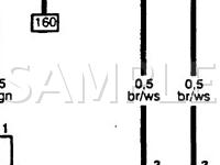 1997 Volkswagen Jetta GLS 2.0 L4 GAS Wiring Diagram