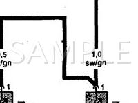 1998 Volkswagen Passat GLS 2.8 V6 GAS Wiring Diagram