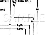 1987 Acura Integra LS 1.6 L4 GAS Wiring Diagram