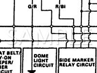 1987 Acura Integra LS 1.6 L4 GAS Wiring Diagram