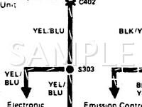 1990 Acura Legend  2.7 V6 GAS Wiring Diagram