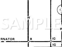 1986 Acura Integra RS 1.6 L4 GAS Wiring Diagram