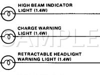 1986 Acura Integra RS 1.6 L4 GAS Wiring Diagram