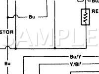 1986 Acura Legend  2.5 V6 GAS Wiring Diagram