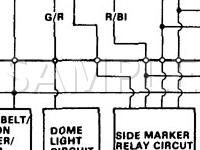 1986 Acura Legend  2.5 V6 GAS Wiring Diagram